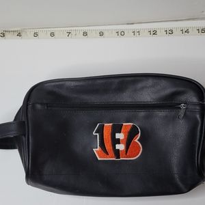 Bengals Toiletry Bag Fair ConditionEmbroidered B with logo stripes. Loop…